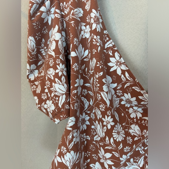 Intimately Free People One Shoulder Floral Print Bodysuit- Sz Small - Picture 4 of 8